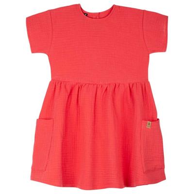 Pure Pure - Kid's Kleid Mull - Kleid Gr 104 rot Image