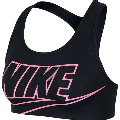 Nike Intimates & Sleepwear | Women's Futura Racerback Compression Sports Bra | Color: Black/Pink | Size: S