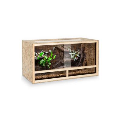 OSB-Holz Terrarium für Reptilien und Amphibien Seitenlüftungen 115 cm