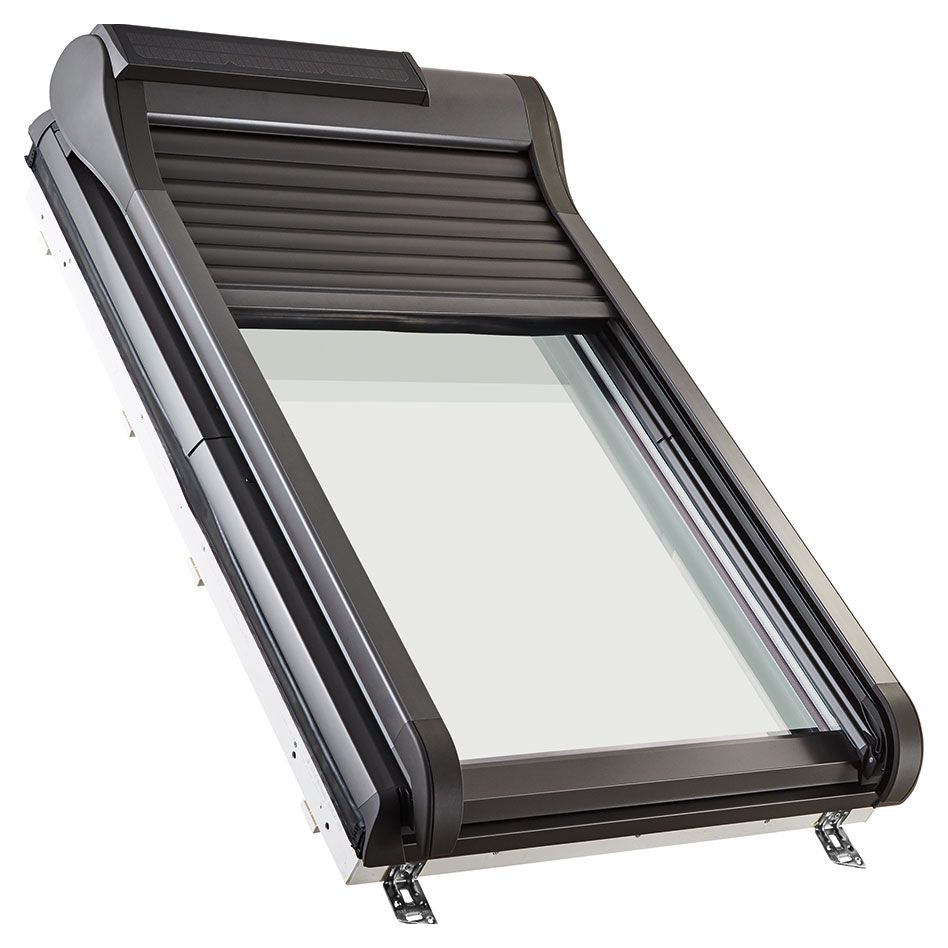 Roto Außenrollladen Designo ZRO S R4R7 Solar Funk, 94x98 cm (9/9) Image