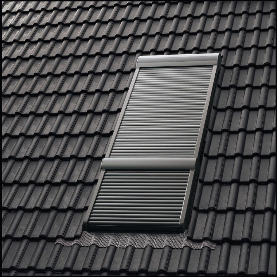 VELUX Elektro-Rollladen SMG 0000 für Lichtband Komplett-Set, 114x140/92 cm (SK08) Image