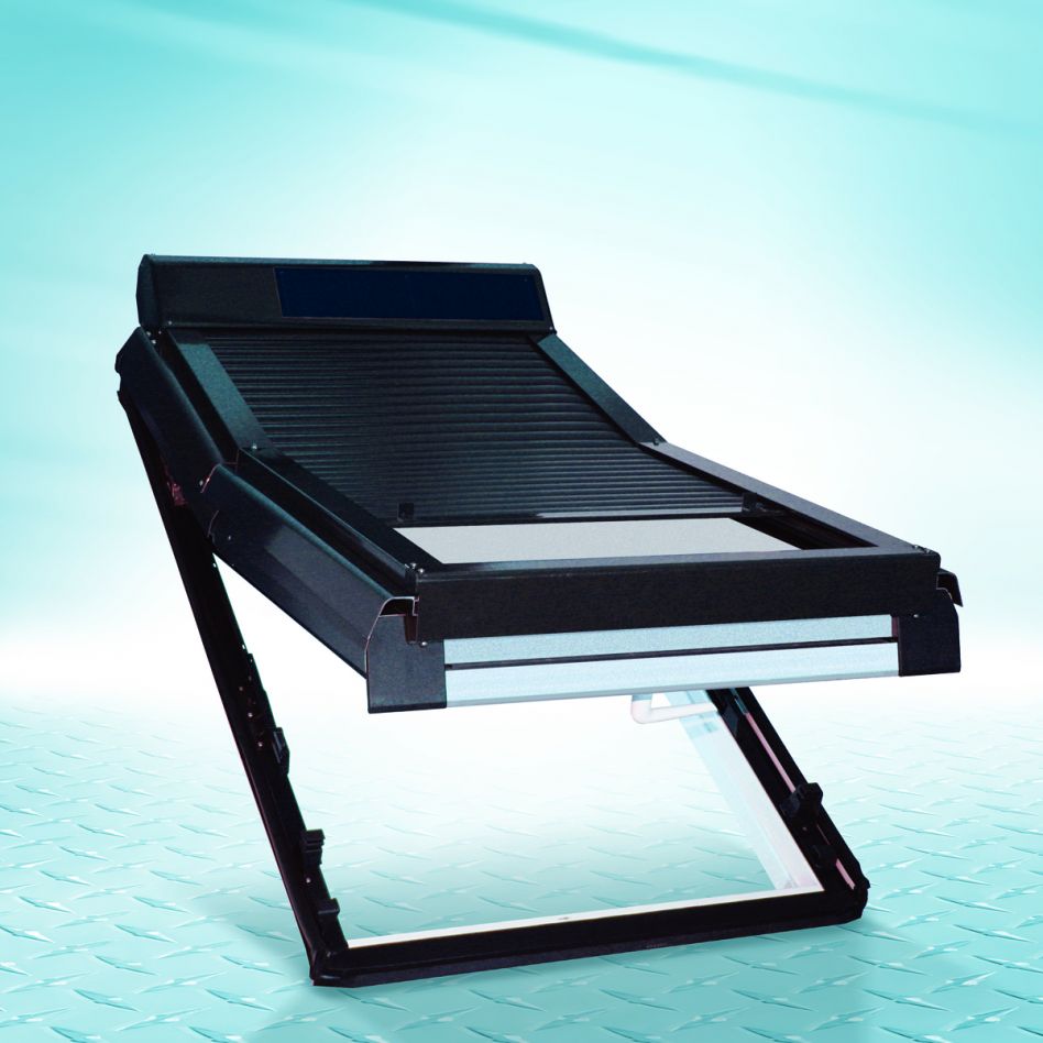 Baier Aktions Kurbelrollladen für alle Roto-Designo-Dachfenster, 54x98 cm (5/9), R65 Image