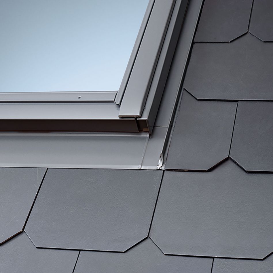 VELUX Eindeckrahmen EDS 1000 Schiefer Stehfalz, 78x180 cm (MK12) Image