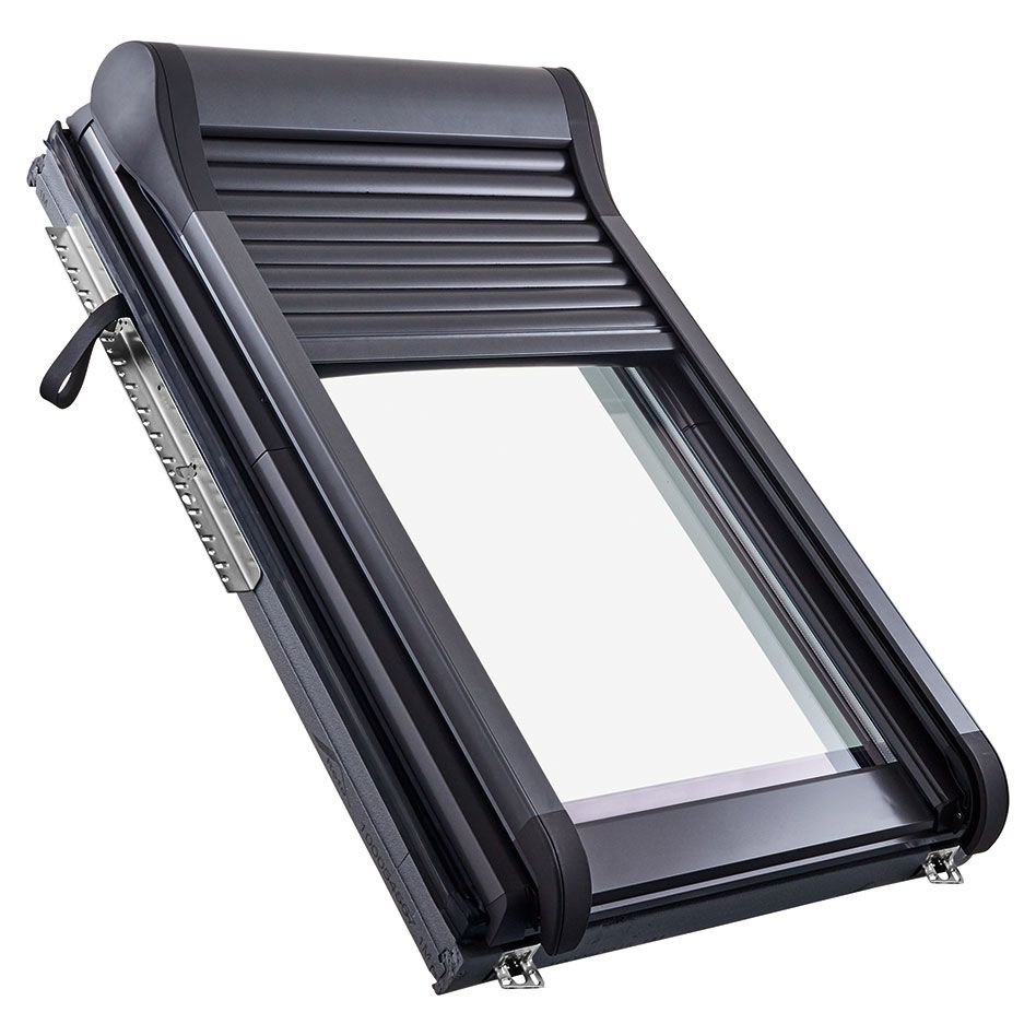 Roto Außenrollladen Designo ZRO F R6R8 Elektrisch Funk, 134x160 cm (13/16) Image