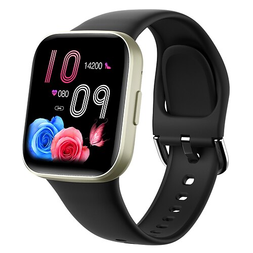 696 Y83 Smartwatch 1.83 Zoll Smartwatch Fitnessuhr Bluetooth EKG PPG Schrittzähler Anruferinnerung Kompatibel mit Android iOS Damen Herren Freisprechanrufe Nachrichtenerinnerung IP 67 37mm Image