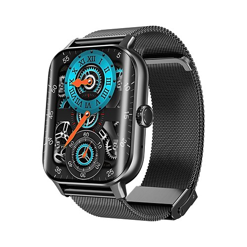 696 F12 Smart Watch Fitness Tracker ECG PPG Bluetooth Anruf Erinnerungs Android iOS IP67 38mm 2,02 Image