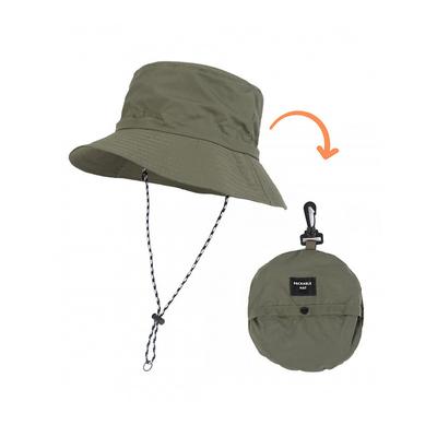 Men's Packable Waterproof Bucket Hat – Foldable Sun Hat with Adjustable Chin Strap, Lightweight Outdoor Fishing Hiking Cap