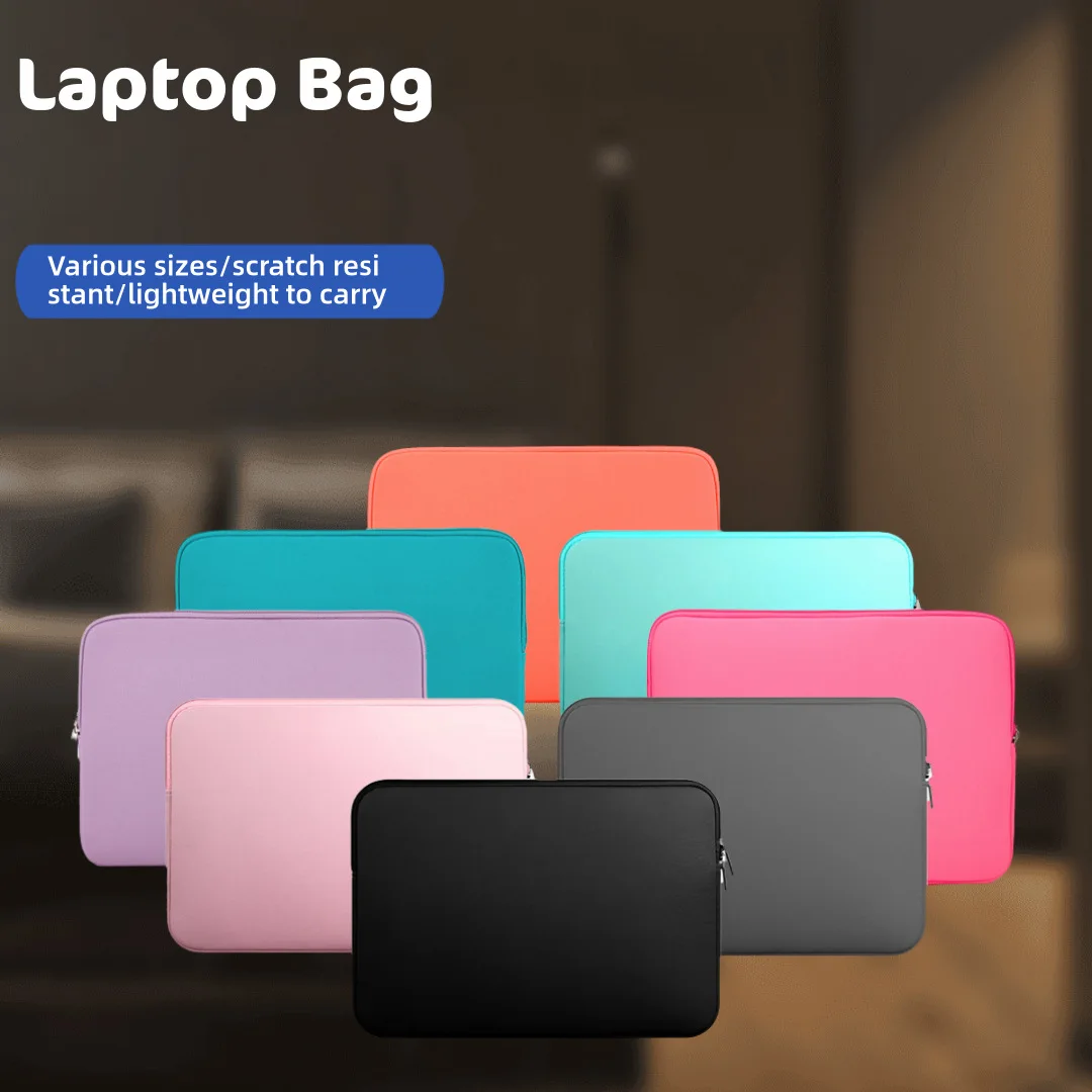 Tragbare Laptoptasche für Xiaomi HP Dell Lenovo Notebook-Computer für MacBook Air Pro 11 12 13 14 15 15,6 Laptop-Hülle Image