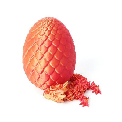 Easter 3D Printed Dragon Egg, Mystery Crystal Dragon Egg Fidget Toys Surprise, Easter Eggs Articulated Crystal Dragon Eggs with Dragon Inside