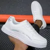 YRZL Weiße Schuhe Freizeitschuhe für Herren Bequeme weiße Turnschuhe Leichte Wanderschuhe