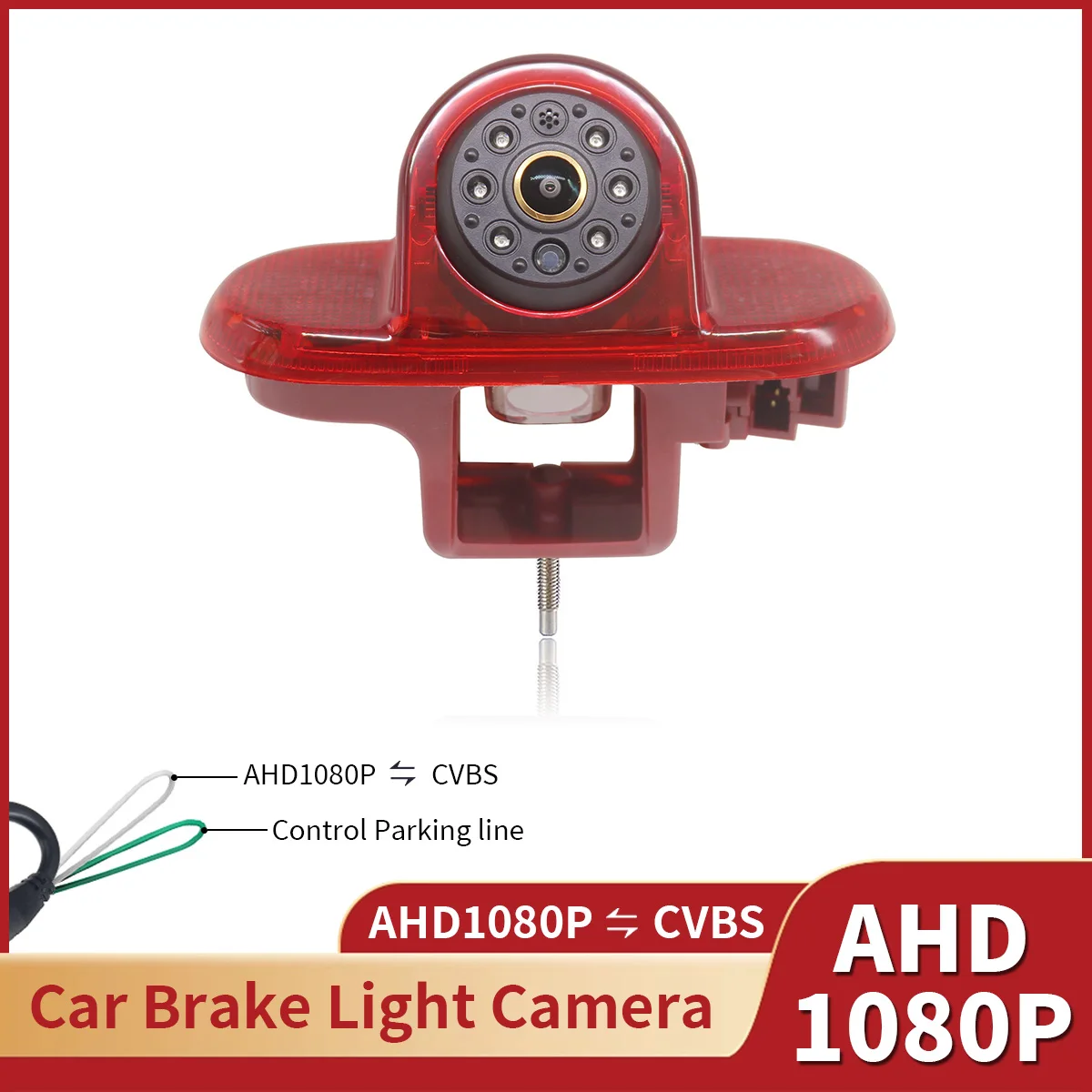 AHD 1080P Wasserdichte Nachtsicht Auto Bremslicht Rückfahrkamera für Renault Trafic 2001-2014 Opel/Vaxhall Vivara Image