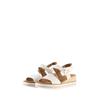 TOM TAILOR Damen Sandalen mit Keilabsatz, weiß, Uni, Gr. 41