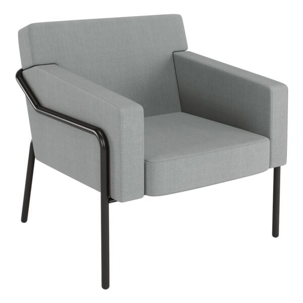 meet Sessel »meet - Medso L« Modell T Stoff grau, 40.6 cm Image