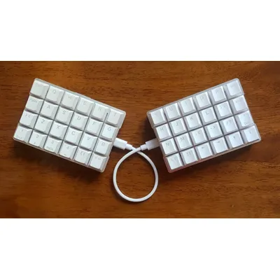 X10 Split Keyboard 48keys Planck Hot Swap RGB Sandwich QMK Keyboard Kit Custom Red Switch Aluminum