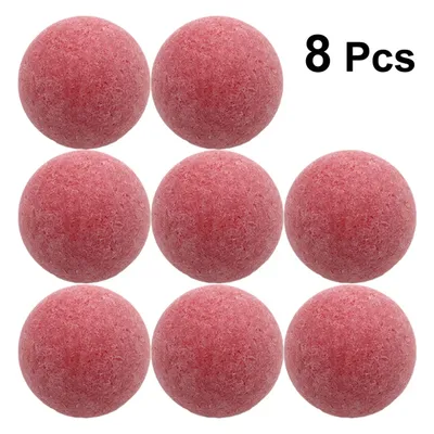 8 Pcs 36mm Stylish Table Soccer Footballs Game Scrub Replacement Official Tabletop Game Football