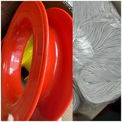 25cm ABS Plastic wheel and 2000b 3000b 120m dyneema kite line suit for 18m LED Ocotpus for kite