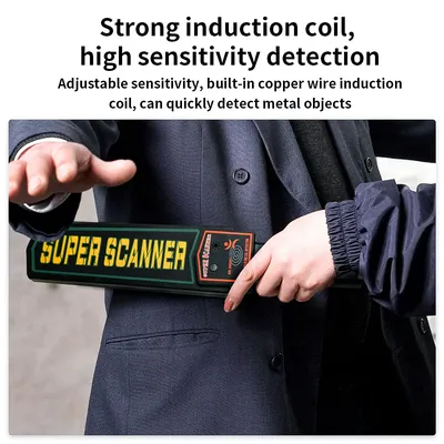 Safe Checking Metal Detector Handheld Metal Detection Gold Finder Portable Scanner Depth Wall