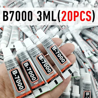 20pcs B7000 3ml Mobile Phone Touch Screen Super Glue B-7000 Telephone DIY Repair Point Diamond