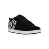Sneaker DC SHOES "Court Graffik", Gr. 11(43), schwarz-weiß (schwarz, weiß print), 55.99% Leder, 43.71% Synthetikmaterial, 0.3% TPU, Schuhe