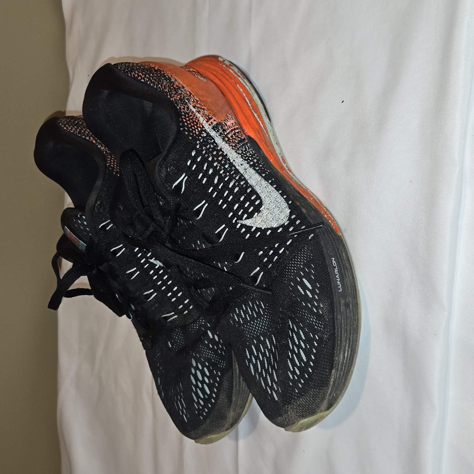 Nike Shoes | Women's Nike Size 7.5 Running Stable Ride Tennis Shoe | Color: Black/Orange | Size: 7.5