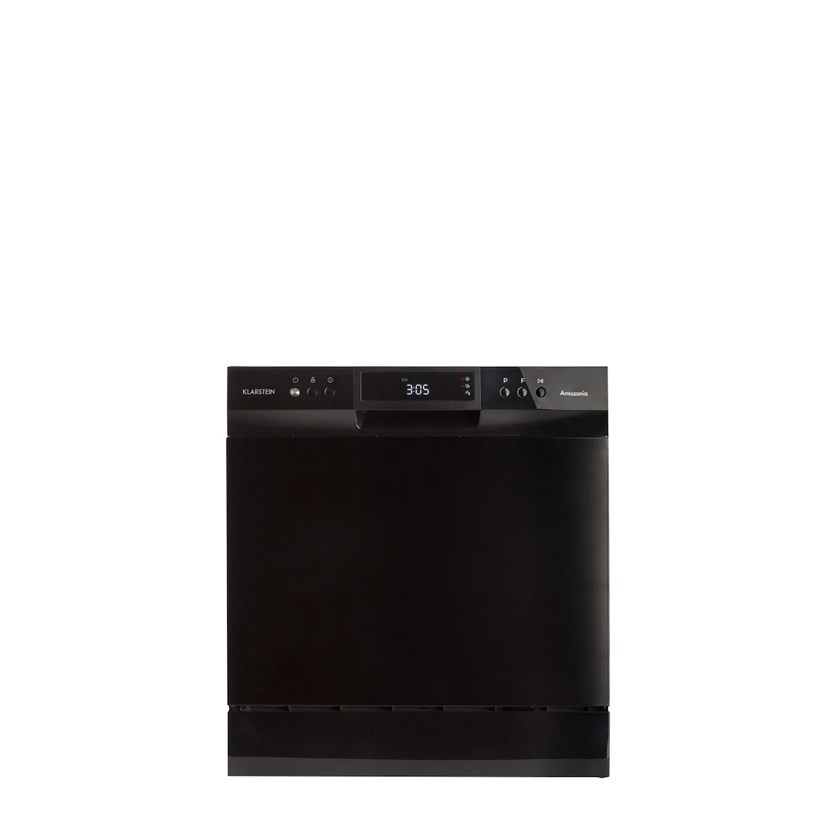 Klarstein Amazonia 8 Neo Tischgeschirrspüler 8 Programme LED-Display Schwarz Image