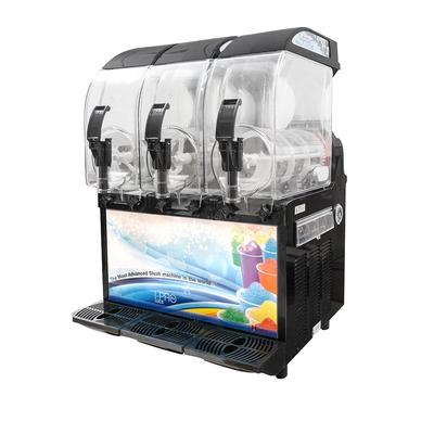 Crathco I-PRO 3E 24" I-PRO Frozen Drink Machine w/ (3) 2 9/10 gal Bowls - 115v, (3) 2.9-gal. Bowls, Black