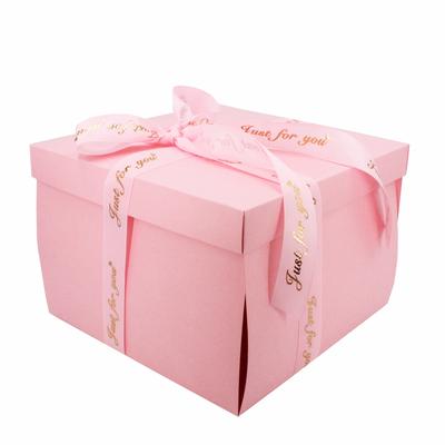 TEMU 16pcs/set Pink/black Party Gift Packaging Surprise Box, Diy Gift Snack Box, Suitable For Birthdays, Weddings, Valentine's Day, Graduation Season, Retirement Parties, Father's Day, Day Image