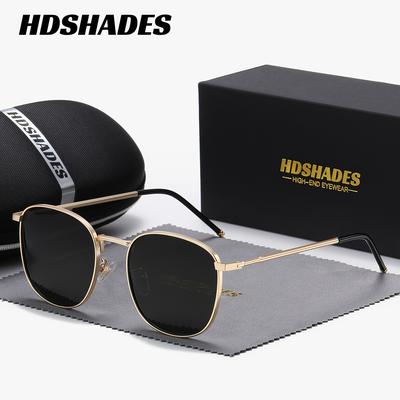 TEMU Hdshades Premium Polarized Fashion Glasses Camping Square Frame Fashion Glasses Image