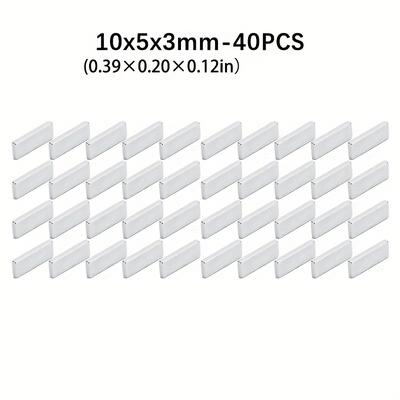 TEMU High-strength Rectangular Northern Iron Magnet, Square Tiles, Magnetic Steel, Ferromagnetic Blocks Image