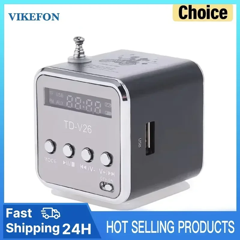 Mini Caixa De Som Bluetooth Lautsprecher Tragbare Radio FM Sound Box Kleine Drahtlose Musik Bocina MP3 Player Spalte Bluetooth Image