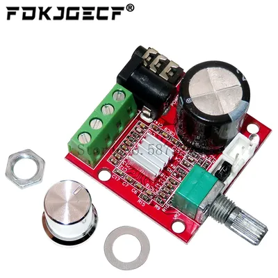 12V Mini HiFi-Pam8610 Audio-Stereo-Verstärker platine 2 x10w Zweikanal-D-Klasse niedrigster Preis Image