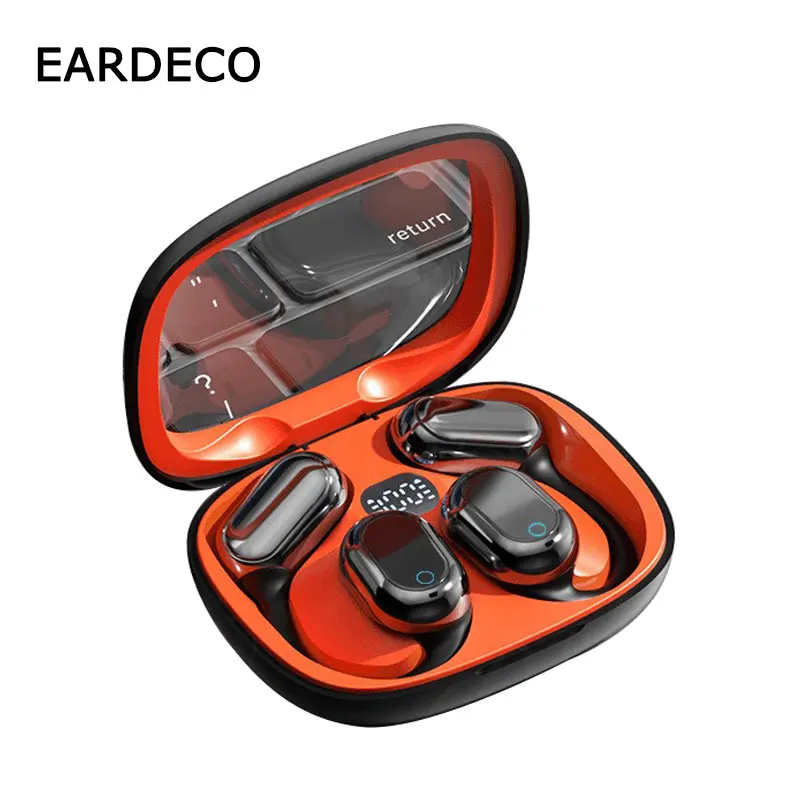 EARDECO TWS Drahtlose Kopfhörer Ohrhörer Auriculares Bluetooth Kopfhörer Bass Stereo Drahtlose Kopfhörer Headsets mit Dual Mic Image