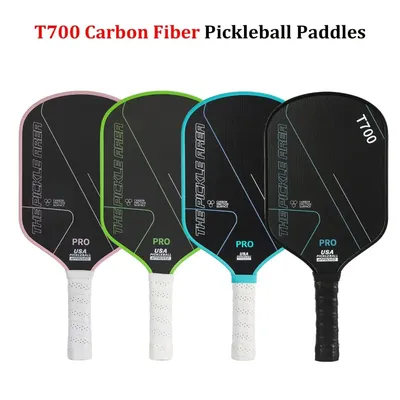 T700 Pickleball Paddle Carbon Fiber Frosted Surface Pickleball Rackets USAPA Approved Lightweight