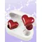 Wireless mini love headphones, heart-shaped headphones Cute wireless sports headphones, portable