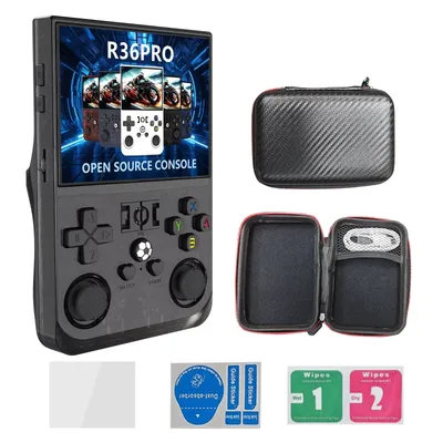 R36Pro Handheld Retro Game Console IPS Screen R36 Pro 64GB 128GB 4000mAh Dual Joystick Wi-Fi Arcade