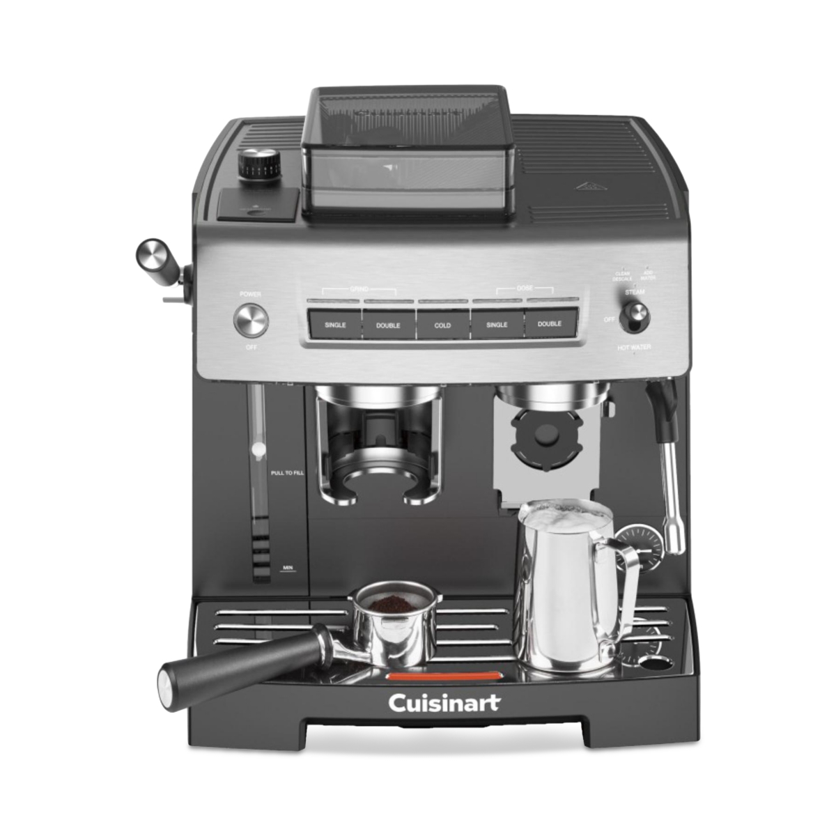 Cuisinart Em-640 Espresso Bar Grind & Brew Espresso Machine - Stainless