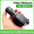 HD CS 5-50mm Obiettivo varifocale industriale 30fps 4K 8MP CCD IMX415 Webcam USB 2K 4MP F5253 Videocamera USB per PC UVC OTG Insegnamento dal vivo
