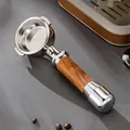Portafiltro senza fondo in acciaio inossidabile 304 2 orecchie 51mm per filtro macchina da caffè Delonghi EC200/EC221/ECO310/ECO311 Delonghi