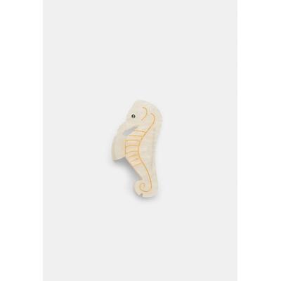 Stradivarius Seahorse hair clip White OS
