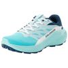 Trailrunningschuh SALOMON "ALPHAGLIDE W", Gr. 41, blau curacao, poseidon, aruba blau, Synthetik, Textil, sportlich, Schuhe, wasserdicht