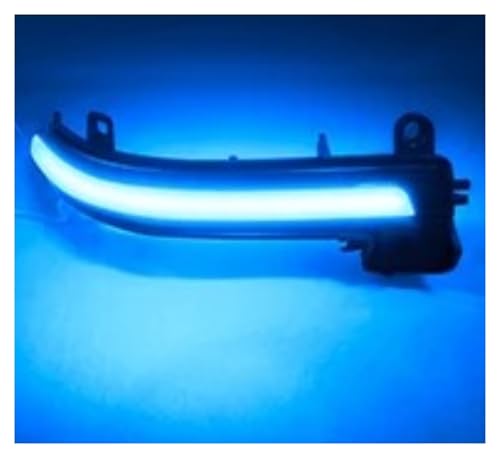 For BMW 1 2 3 4 For X1 M Series F20 F30 F31 F32 F33 F34 F36 E84 I3 Black LED Dynamic Turn Signal Light Side Mirror Flashing Light Turn Signal Light Mirror Indicator Light(Blue-Yellow)