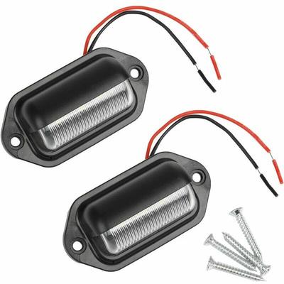 STK LED Kennzeichenbeleuchtung Wasserdicht 6 SMD LED Rückleuchten Kennzeichenleuchte für 12V/24V Image