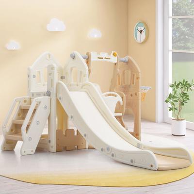 Kinderrutsche mit Schaukel, 5 in 1 Kinderrutsche, Rutsche, Klettern, Aufbewahrung, Schaukel, Image