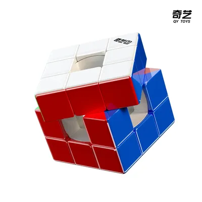 [JudyCube] Qiyi Racing Void Cube Magnetischer UV Magic Speed Cube Stickerless Fidget Toys Cubo Image