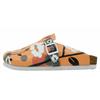 Hausschuh DOGO "Comfie Retrograde Damen Hausschuhe / Female", Damen, Gr. 39, Normalschaft, orange, Lederimitat, Schuhe, Vegan