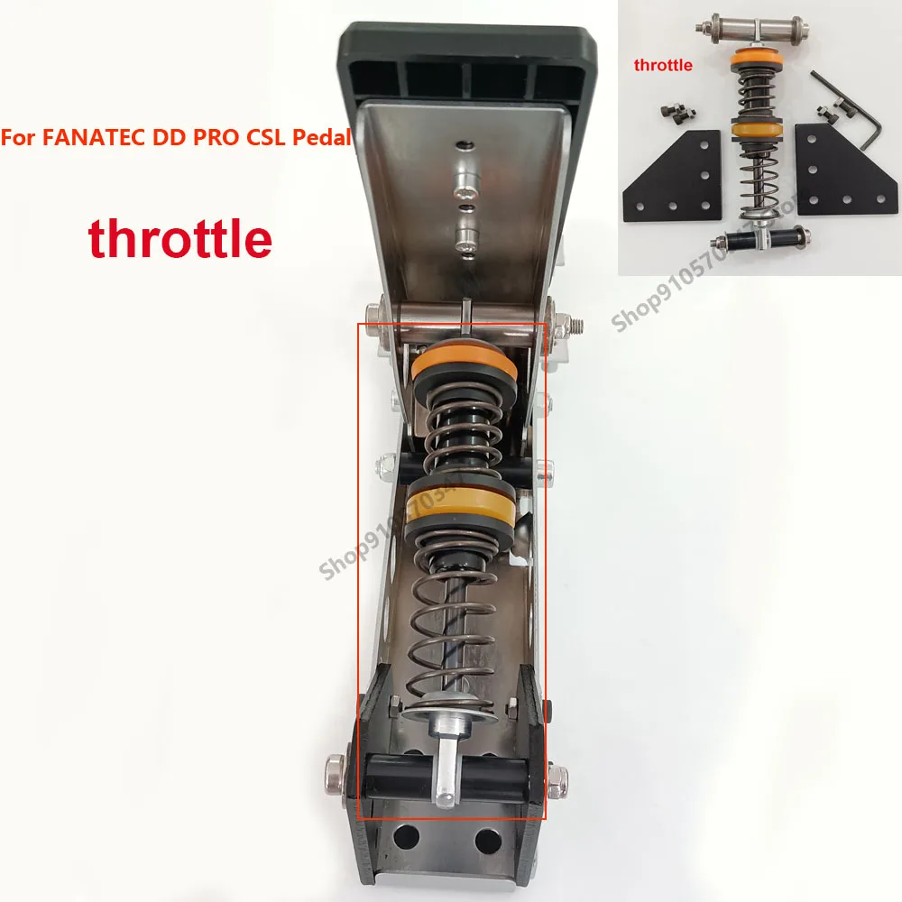 Simulierte Racing Spiel Modifikation Pedal Kupplung Gas Bremse Hydraulische Feder Dämpfer Mod Kit Für FANATEC DD PRO CSL Pedal Image