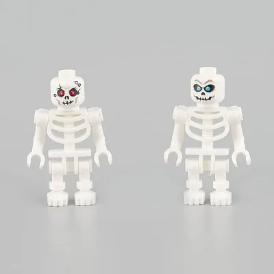Stadt DIY Halloween Horror Skelett Freunde Modell Zubehör Bausteine Kind Spielzeug Image