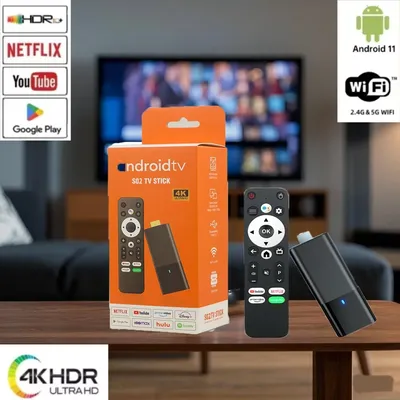 DOAN S02 4K TV Stick Android TV 11 Smart TV Box mit Amlogic H313 2GB RAM 8GB ROM WiFi 2,4G/5G HDR 10+ Media Player WIFI6