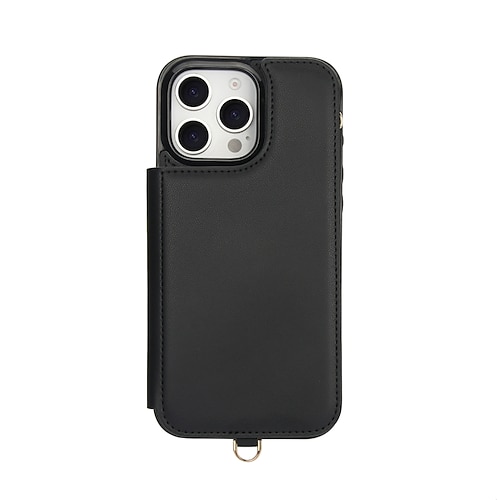 Handy Hülle Handyhüllen Für iPhone 17 Pro Max 17 Air 16 15 14 Pro Max Plus 13 12 11 Pro Max Rückseite Mit Ständer mit Trageriemen Mit Handgelenkschlaufe Retro TPU PU-Leder Image