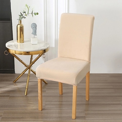 Stuhlhussen für Esszimmerstühle, Stretch-Stuhlhussen für Küche und Esszimmer, abnehmbare und waschbare Stuhlhussen für Zuhause, Hotel, Bankett Image